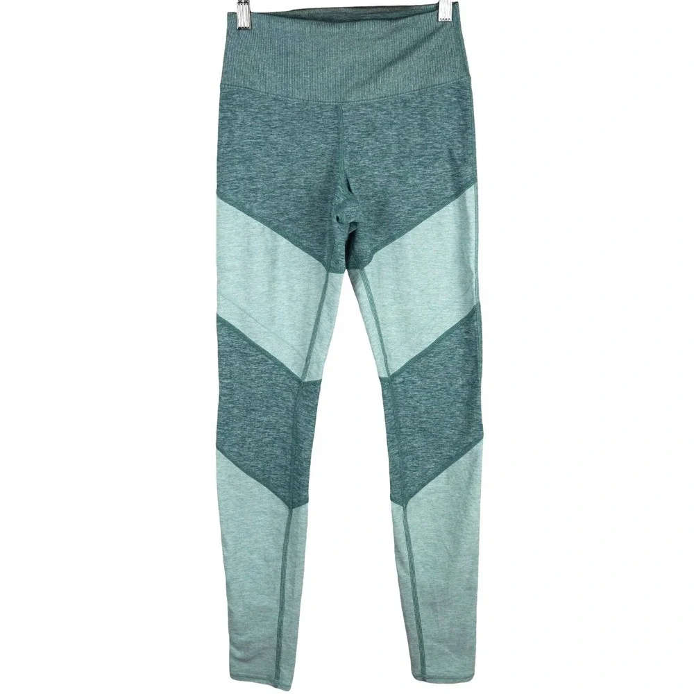 Alo‎ Yoga Sheila High Rise Alosoft Ankle Colorblock Leggings Size S